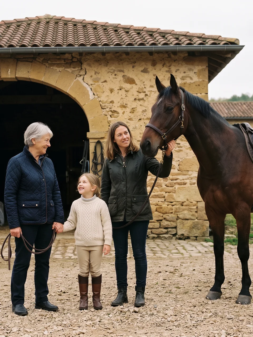 L'équipe, Les Écuries du Rosey, centre équestre à Grilly
